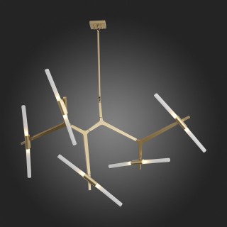 SL947.202.10 Люстра потолочная ST-Luce Золотистый/Белый G9 10*5W LACONICITA-foto3