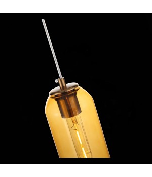 SL1145.393.01 Светильник подвесной ST-Luce Латунь/Янтарный E27 1*60W CALLANA-foto6