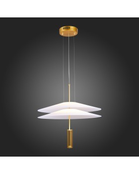 SL6101.203.01 Люстра подвесная ST-Luce Золотистый/Белый LED 1*10W 3000K Isola-foto7