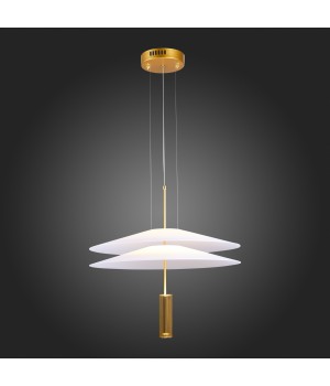 SL6101.203.01 Люстра подвесная ST-Luce Золотистый/Белый LED 1*10W 3000K Isola-foto7