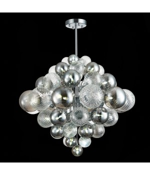 SL1124.103.29 Люстра подвесная ST-Luce Хром/Дымчатый, Прозрачный G9 29*5W 4000K VINETTO-foto9