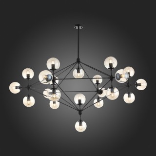 SL549.403.21 Люстра потолочная ST-Luce Черный/Янтарный E27 21*40W STAMPO-foto7