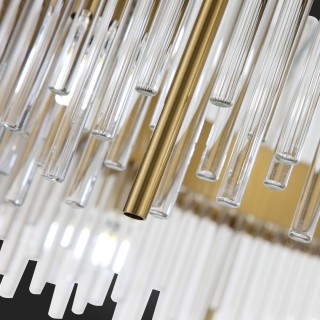 SL1158.303.16 Люстра подвесная ST-Luce Латунь/Латунь, Прозрачный G9 16*5W NITIDO-foto21