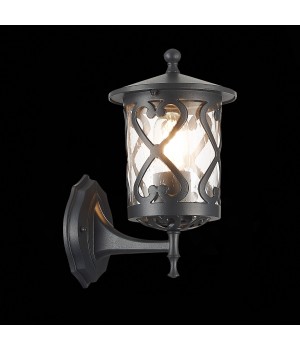 SL085.401.01 Светильник уличный настенный ST-Luce Черный/Черный, Прозрачный E27 1*60W LORNE-foto6