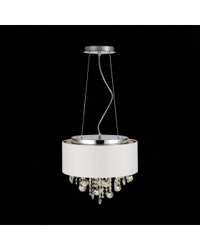 SL1350.503.04 Светильник подвесной ST-Luce Хром/Белый, Золотистый, Прозрачный E14 4*40W LACCHIA-foto8