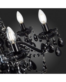 SL642.403.06 Люстра подвесная ST-Luce Черный, Хром/Черный E14 6*40W ODILIA-foto9