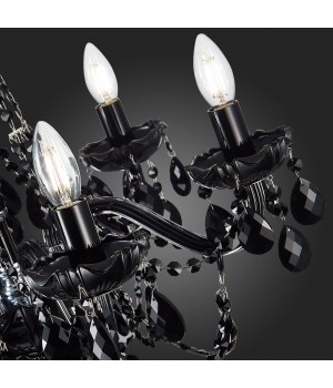 SL642.403.06 Люстра подвесная ST-Luce Черный, Хром/Черный E14 6*40W ODILIA-foto9