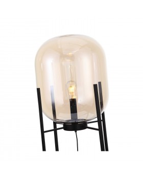 SL1050.525.01 Торшер ST-Luce Черный/Коньячный E27 1*40W (из 2-х коробок) BURASCA-foto3