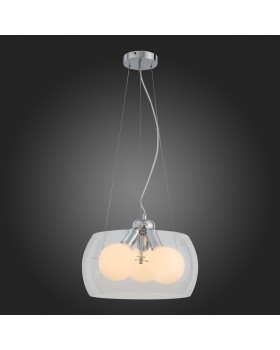 SL512.113.03 Светильник подвесной ST-Luce Хром/Прозрачный E27 Globe 3*100W UOVO-foto7