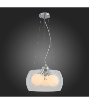 SL512.113.03 Светильник подвесной ST-Luce Хром/Прозрачный E27 Globe 3*100W UOVO-foto7