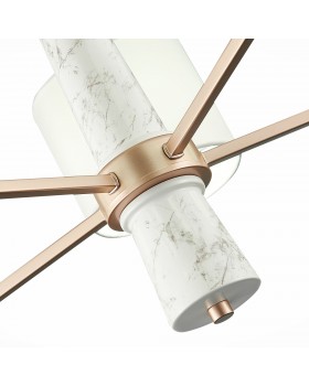 SL1163.203.05 Светильник подвесной ST-Luce Матовое золото/Белый E14 5*40W VELLINO-foto12