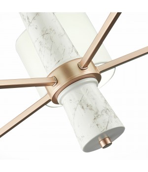 SL1163.203.05 Светильник подвесной ST-Luce Матовое золото/Белый E14 5*40W VELLINO-foto12