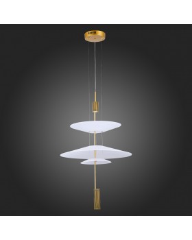 SL6101.213.01 Люстра подвесная ST-Luce Золотистый/Белый LED 1*15W 3000K Isola-foto8