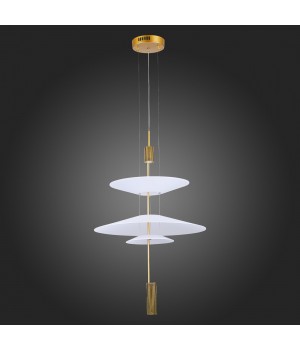 SL6101.213.01 Люстра подвесная ST-Luce Золотистый/Белый LED 1*15W 3000K Isola-foto8