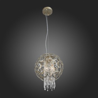 SL1101.203.02 Люстра подвесная ST-Luce Шампань/Шампань, Прозрачный E14 2*40W DOLCIMA-foto4