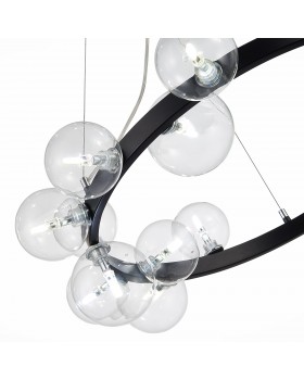 SL1165.403.15 Светильник подвесной ST-Luce Черный/Прозрачный G4 15*5W NECTON-foto10