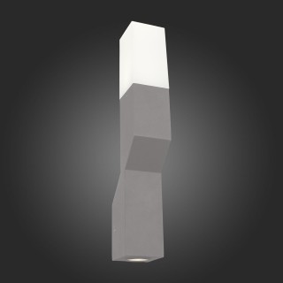 SL100.701.02 Светильник уличный настенный ST-Luce Серый/Белый LED 2*5W 4000K FRATTO-foto3