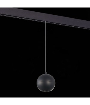 ST354.443.12 Магнитный трековый светильник подвесной Черный LED 1*12W 4000K 750Lm Ra>80 36° IP20 D100xH92 48V BOLE-foto4