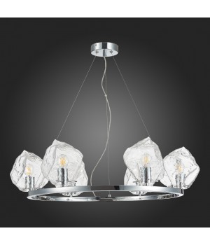 SL1175.103.06 Люстра подвесная ST-Luce хром/прозрачный E14 6*40W Portici-foto4