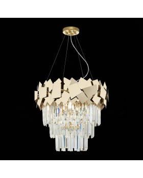 SL1232.203.06 Светильник подвесной ST-Luce Золотистый/Прозрачный, Золотистый E14 6*60W CASERTA-foto5