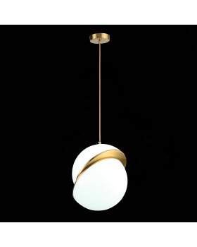 SL1164.323.01 Светильник подвесной ST-Luce Латунь/Белый E27 1*60W LAICO-foto4