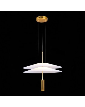 SL6101.203.01 Люстра подвесная ST-Luce Золотистый/Белый LED 1*10W 3000K Isola-foto4