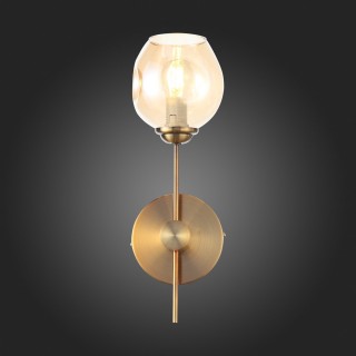 SL1500.201.01 Светильник настенный ST-Luce Золотистый/Янтарный E14 1*40W FOVIA-foto8