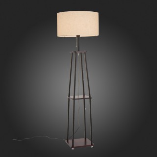 SLE302.405.01 Торшер ST-Luce Черный, Коричневый/Бежевый E27 1*40W (из 2-х коробок) MENOLA-foto5