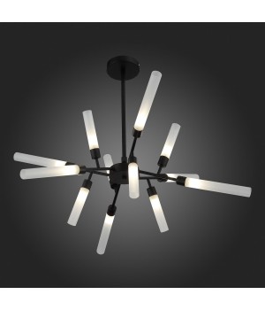 SL1620.402.12 Люстра потолочная ST-Luce Черный/Белый G9 12*5W SPLIO-foto4