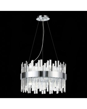 SL1160.103.12 Люстра подвесная ST-Luce Хром/Хром, Прозрачный G9 12*5W BAFO-foto13