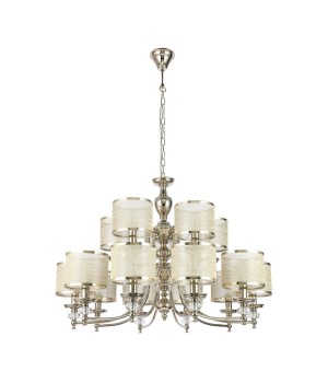 SL1750.103.15 Люстра подвесная ST-Luce Никель/Золотистый E14 15*40W CORESIA-foto2