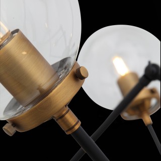 SL234.402.08 Люстра потолочная ST-Luce Черный, Золото/Прозрачный E27 8*40W (из 2-х коробок) VARIETA-foto9