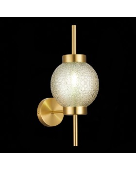 SL1155.301.01 Светильник настенный ST-Luce Латунь/Коньячный E14 1*40W MARENA-foto3