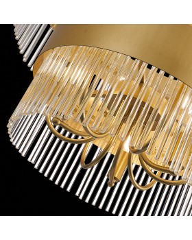 SL1225.203.09 Люстра подвесная ST-Luce Золотистый/Золотистый, Прозрачный E14 9*40W CONTATTO-foto6