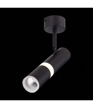 ST106.442.08 Светильник потолочный Черный LED 1*8W 4000K 624Lm Ra>80 D70xH165 170-240V ESCOPIO-foto6