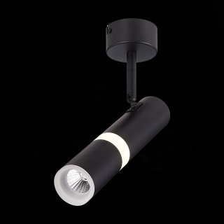 ST106.442.08 Светильник потолочный Черный LED 1*8W 4000K 624Lm Ra>80 D70xH165 170-240V ESCOPIO-foto6