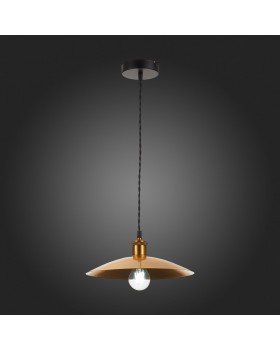 SL1017.203.01 Светильник подвесной ST-Luce Черный/Золотистый E27 1*60W ROMO-foto5