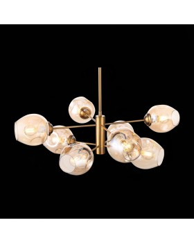 SL1500.203.08 Светильник подвесной ST-Luce Золотистый/Янтарный E14 8*40W FOVIA-foto6