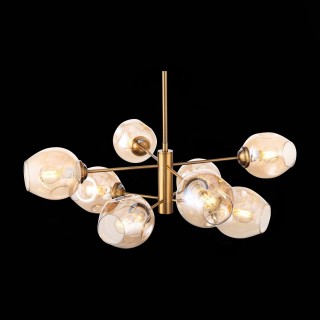 SL1500.203.08 Светильник подвесной ST-Luce Золотистый/Янтарный E14 8*40W FOVIA-foto6