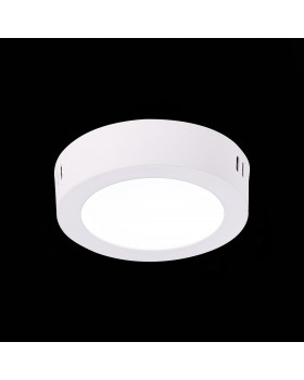 ST112.542.06 Светильник настенно-потолочный Белый LED 1*6W 4000K 370Lm Ra80 120° IP20 D110xH28 90-265V NUBES-foto3