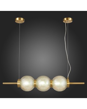 SL1155.313.03 Светильник подвесной ST-Luce Латунь/Коньячный E14 3*40W MARENA-foto5