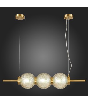 SL1155.313.03 Светильник подвесной ST-Luce Латунь/Коньячный E14 3*40W MARENA-foto5