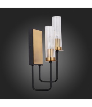 SL336.301.02 Бра ST-Luce Коричневый, Бронза/Прозрачный E14 2*60W DELAVERA-foto6