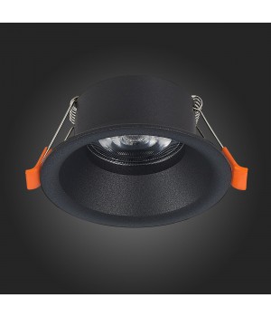 ST201.408.01 Св-к встр. Мат. черный GU10 1*50W D89xH40 220V Без ламп NOBARRA-foto8