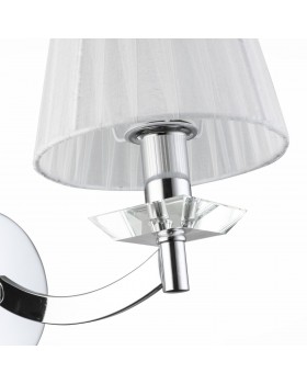 SL1756.101.01 Светильник настенный ST-Luce Хром/Светло-серый E14 1*40W BELLO-foto3