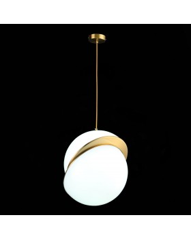 SL1164.333.01 Светильник подвесной ST-Luce Латунь/Белый E27 1*60W LAICO-foto6