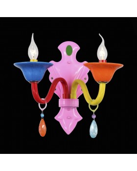 SL672.961.02 Бра ST-Luce Разноцветный/Разноцветный E14 2*40W DELIZIA-foto4