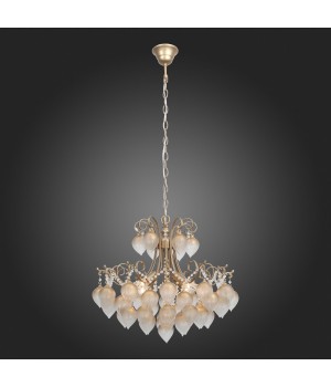 SL659.303.04 Люстра подвесная ST-Luce Золотистый/Золотистый E14 4*40W FRUTTI-foto5