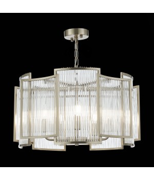 SL1234.103.05 Люстра подвесная ST-Luce Никель/Прозрачный, Никель E14 5*60W Cosenza-foto5