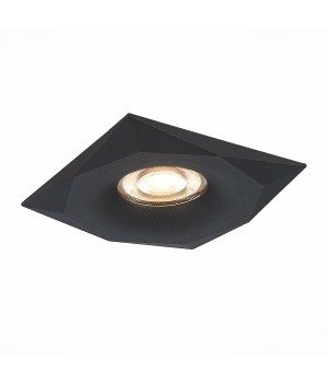 ST203.408.01 Св-к встр. Мат. черный GU10 1*50W L95xW95xH25 220V Без ламп OVASIS-foto3